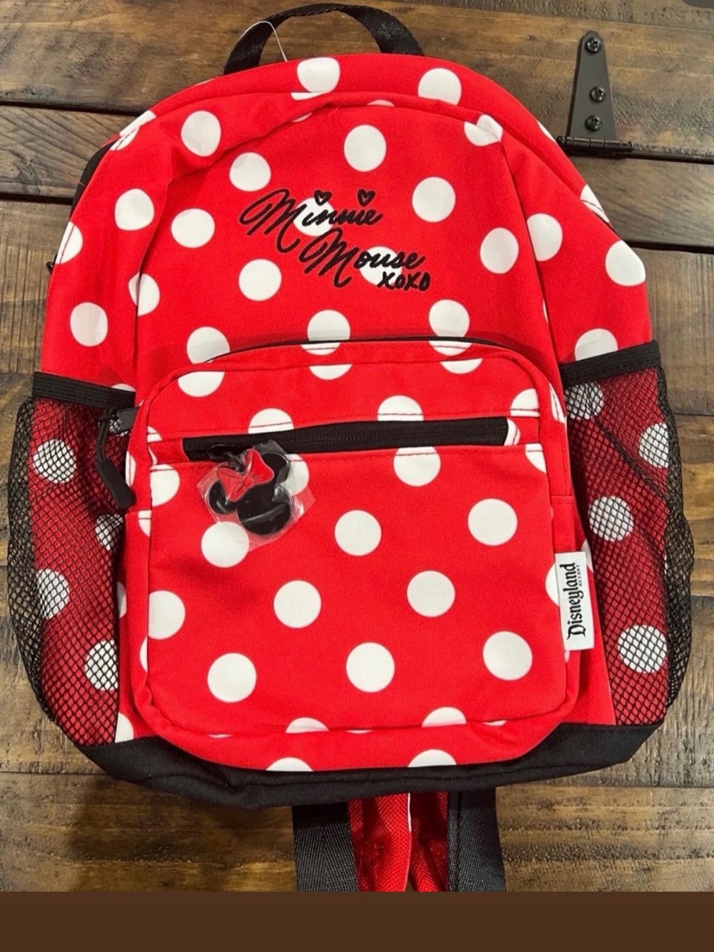 Disney Minnie Mouse Red Polka Dot Kids Backpack